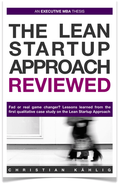 Lean Startup Book Design